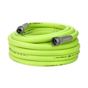 Flexzilla¬Æ Garden Hose, 3/4" x 50', 3/4" - 11 1/2 GHT Fittings, Flexible Hybrid Polymer, ZillaGreen¬Æ