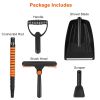 5 in 1 Detachable Snow Remover Kits Extendable Ice Scraper Snow Shovel 180¬∞ Adjustable Snow Brush Head for Car Windshield Roof