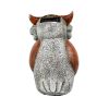 [only for pickup with a prepaid label]Garden Statue Owl Figurines,Solar Powered Resin Animal Sculpture with 5 Led Lights for Patio,Lawn, Garden Decor