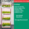 Home Garden Led Hydroponics System 4 Layers 56 Plant Sites Vegetable Planter for Strawberry/Lettuce/Pepper etc