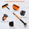 5 in 1 Detachable Snow Remover Kits Extendable Ice Scraper Snow Shovel 180¬∞ Adjustable Snow Brush Head for Car Windshield Roof