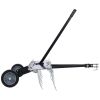 40-Inch Lawn Sweeper Tow Behind Dethatcher, Landscape Rake, Lawn Tractor Rake, Tine Tow Dethatcher Pull Behind Mower, Riding Lawn Mower Attachments fo