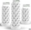 Aeroponics Equipment Pineapple Tower Garden Vertical Hydroponic Growing System 10 Layers 80 Plants