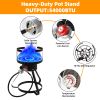 30 Qt. Aluminum Turkey Deep Fryer Pot with Injector Thermometer Kit and 54, 000 BTU Outdoor Propane Stove Burner Stand for 20 Lbs Turkey