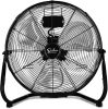 Simple Deluxe 12 Inch 3-Speed High Velocity Heavy Duty Metal Industrial Floor Fans Quiet for Home, Commercial, Residential, and Greenhouse Use, Outdoo