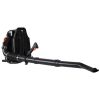 76cc gasoline backpack  leaf blower 4 cycle engine gas powered with nozzle extension fow lawn care