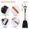 5 in 1 Detachable Snow Remover Kits Extendable Ice Scraper Snow Shovel 180¬∞ Adjustable Snow Brush Head for Car Windshield Roof