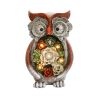 [only for pickup with a prepaid label]Garden Statue Owl Figurines,Solar Powered Resin Animal Sculpture with 5 Led Lights for Patio,Lawn, Garden Decor