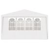 Professional Party Tent with Side Walls 13.1'x19.7' White 0.3 oz/ft¬≤