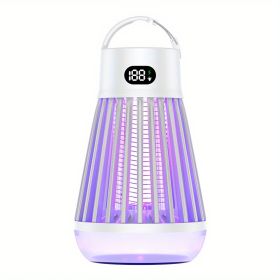 Bug Zapper; Mosquito Zapper Outdoor; Bug Zapper Outdoor Electric; Insect Fly Traps; Fly Zapper; Mosquito Killer For Patio (Color: J03-white)