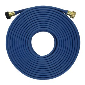 FLORIAX Garden Flat Soaker Hose 1/2 in  More Water Leakage;  Heavy Duty;  Metal Hose Connector Ends;  Save 80% Water Great for Flower beds;  Seedling; (Length: 50ft)