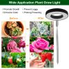 Plant Grow Light LED Full Spectrum Circle Growing Lamp with 3/9/12Hours Auto Timer Setting 9 Dimmable Brightness Height Adjustable for Indoor Plants