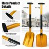 Home Multi Functions Adjustable Aluminum Snow Shovel With Anti-Skid Handle