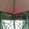 13x10ft Outdoor Patio Gazebo Canopy Tent With Ventilated Double Roof And Mosquito net (Detachable Mesh Screen On All Sides), Suitable for Lawn, Garden